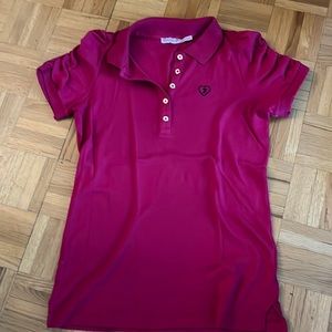 Juicy Couture puff sleeve Y2K slim polo tee shirt M